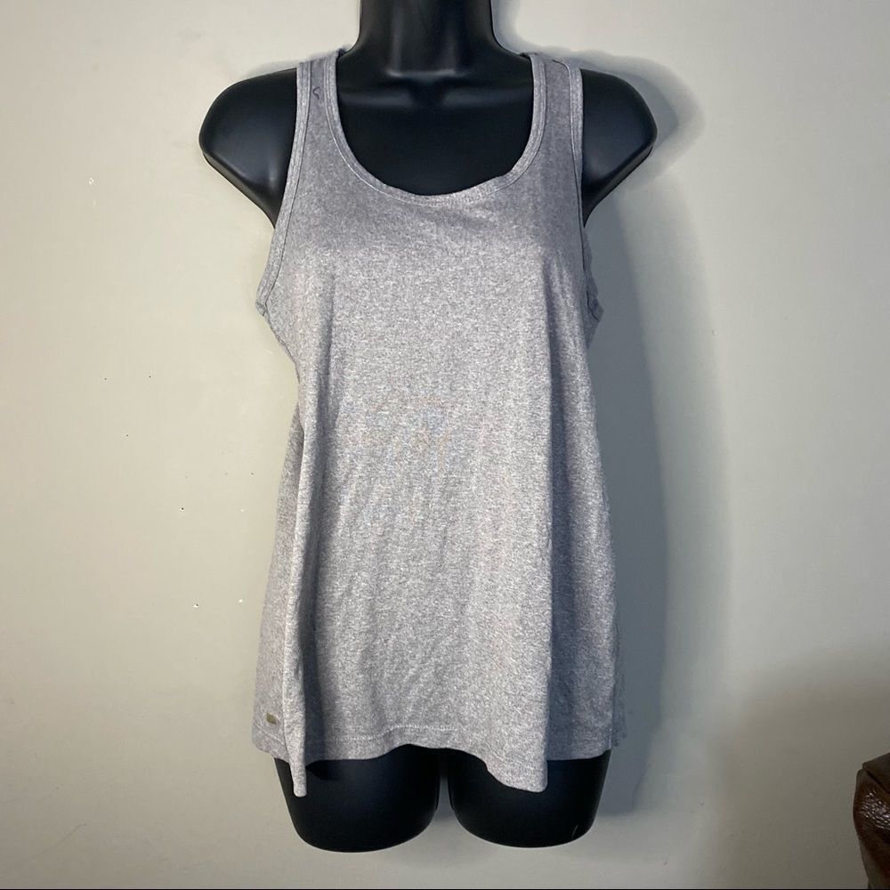 𝅺Basic Gray Racerback Active Tank Top - Picture 2 of 7